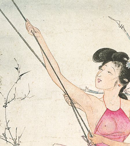 丹巴县-胡也佛的仕女画和最知名的金瓶梅秘戏图